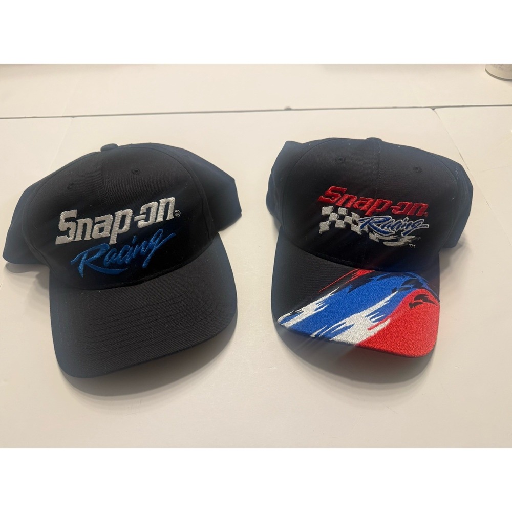 Snap-on Racing Hats Lot Of 2 With Snap‎ backs